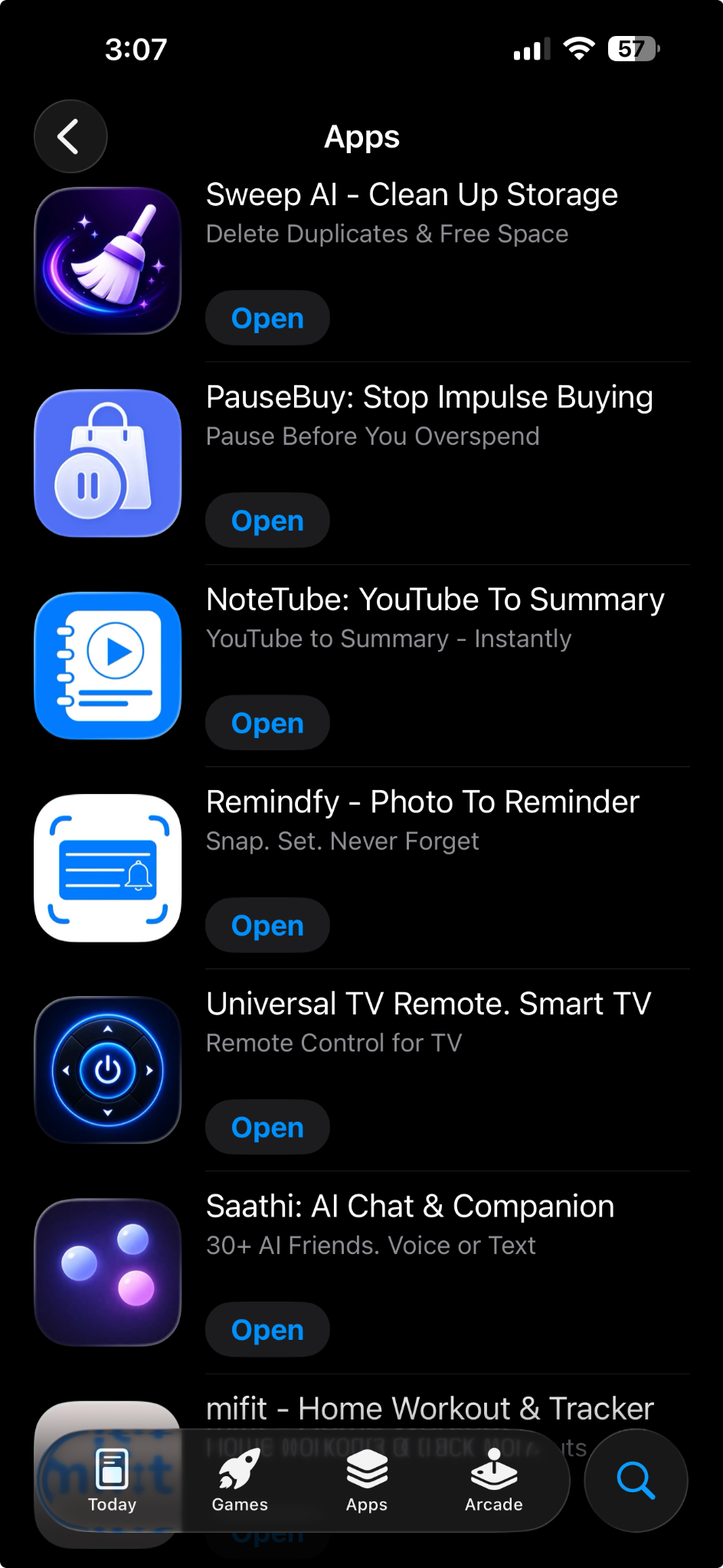 Seven Camps apps screenshot