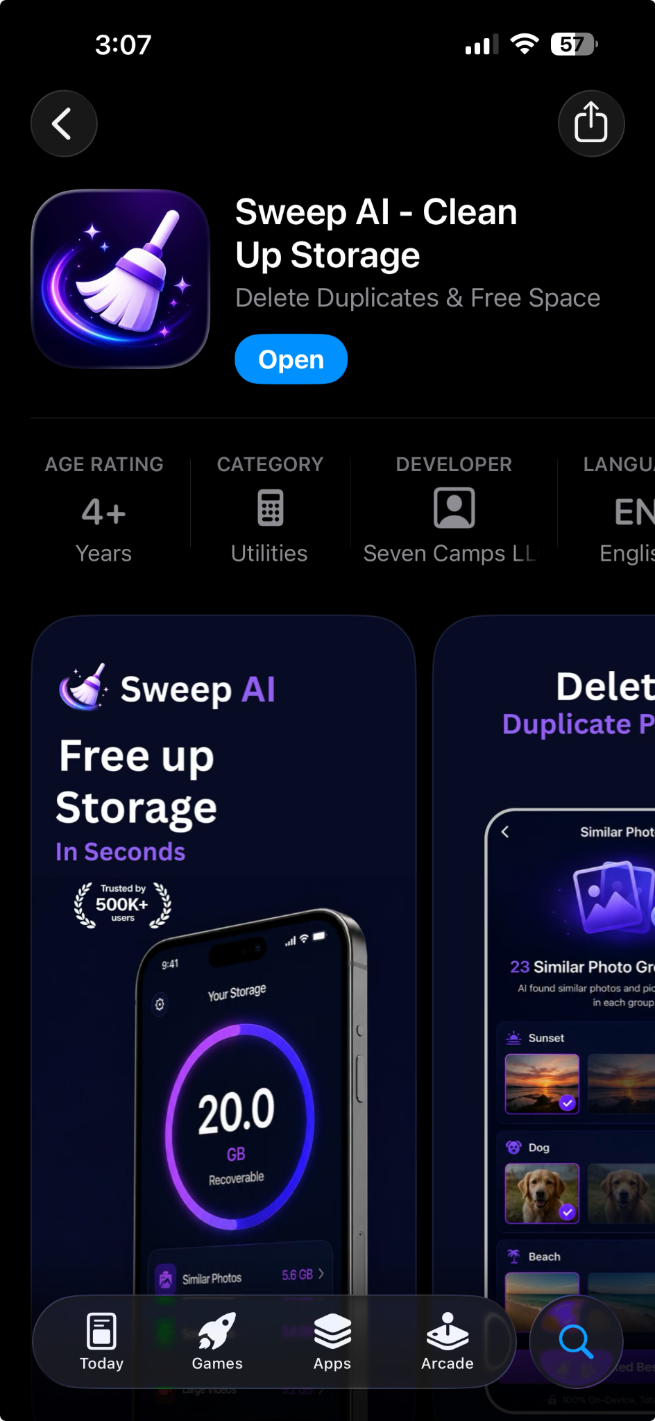Sweep AI App Store screenshot